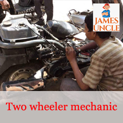 Two Wheeler mechanic Mr. Rajib Sarkar in Birati